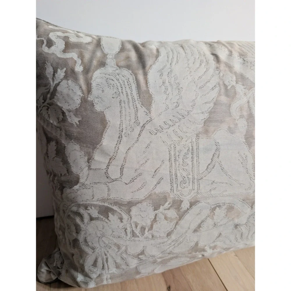Fortuny Pillow Sphinx Sfingi French Directoire Luxury Fabric Decorative 23x17